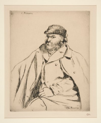 Paul Cézanne (Portrait of Cézanne) by Camille Pissarro