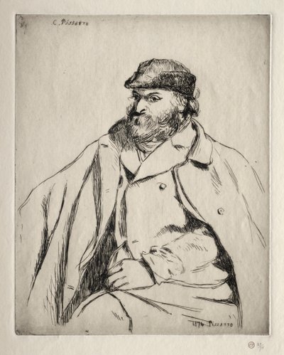 Paul Cézanne by Camille Pissarro