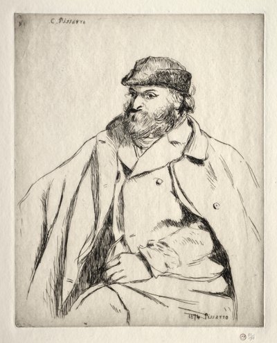 Paul Cézanne by Camille Pissarro
