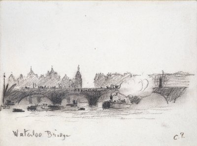 Study of Waterloo Bridge by Camille Pissarro