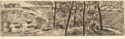 The Long Landscape by Camille Pissarro