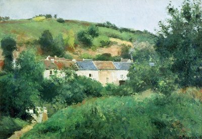 The Path in the Village by Camille Jacob Pissarro