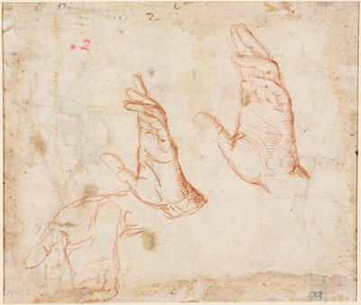 Study of Hands (verso) by Camillo Procaccini