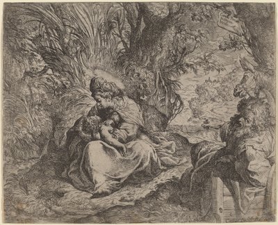 The Rest on the Flight into Egypt by Camillo Procaccini