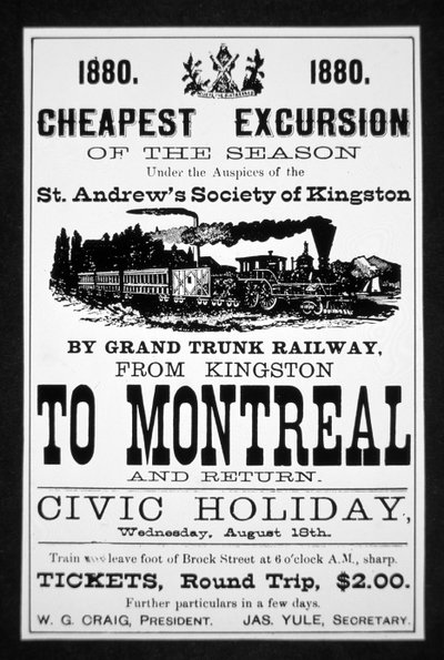 Grand Trunk Railway Poster by Canadian School