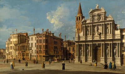 Campo Santa Maria Zobenigo, Venice by Giovanni Antonio Canal