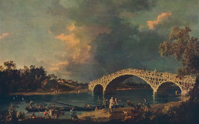 Old Walton Bridge by Giovanni Antonio Canal