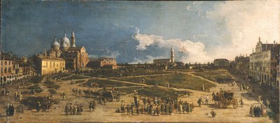 Prà della Valle in Padua by Giovanni Antonio Canal