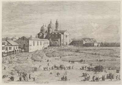 S. Giustina in pra della Vale, c. 1735-1746 by Canaletto