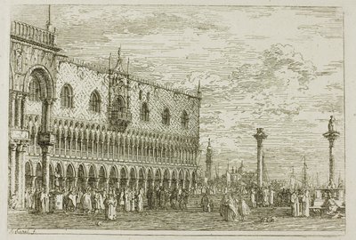 La Piera del Band V, from Vedute by Canaletto