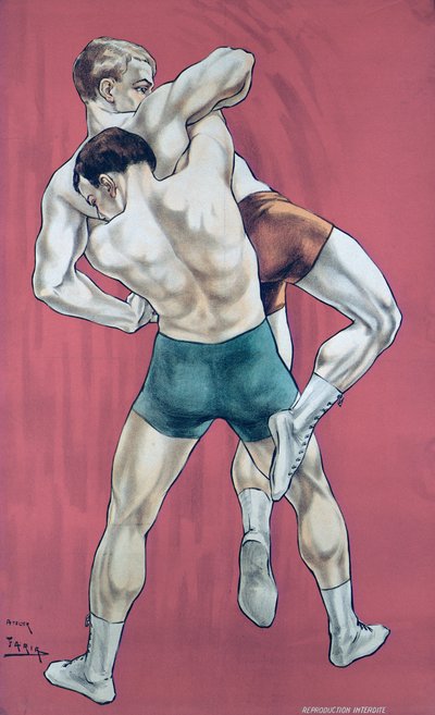 Wrestling by Candido Aragonez de Faria