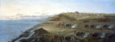 Argentine Camp at Uruguaiana, Rio Grande, Brazil by Candido Lopez