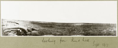 Looking from Kurd Hill, September 1917 by Capt. Arthur Rhodes
