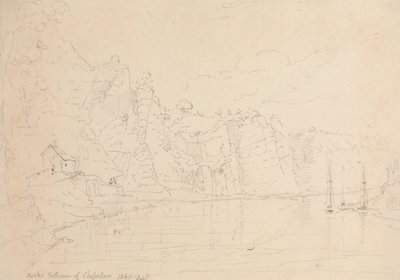 Entrance of Chepstow, September 1845 by Capt. Thomas Hastings