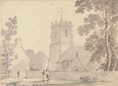 Henstridge Church, 23 August 1833 by Capt. Thomas Hastings