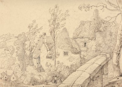 Ruins of Crewkerne Abbey, May 1833 by Capt. Thomas Hastings