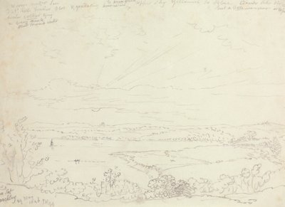 Sunset, Beachley, 29 May 1846 by Capt. Thomas Hastings