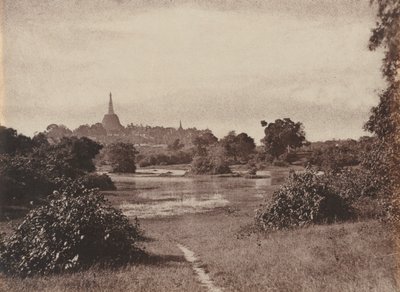 Rangoon. View Near the Lake, 1855 by Captain Linnaeus Tripe