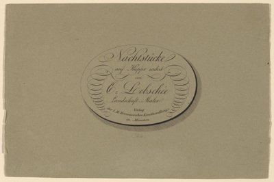 Four Night Pieces by Carl August Lebschee