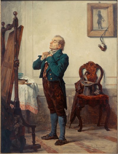 Man in Front of a Mirror by Carl Bernhard Schlösser