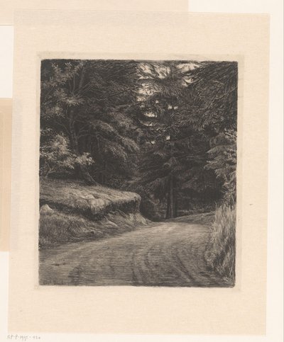 Forest Road by Carl Bloch