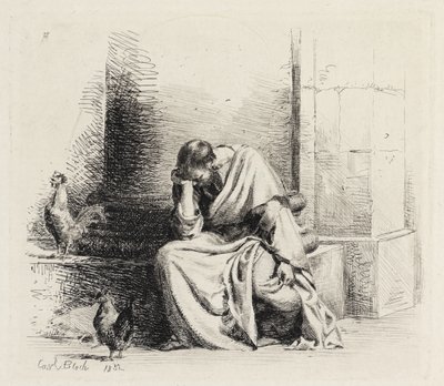 The Penitent Peter by Carl Bloch
