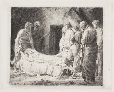 The Burial of Christ by Carl Bloch
