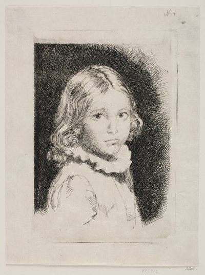 Portrait of Clara Emilie Rose Bloch by Carl Bloch