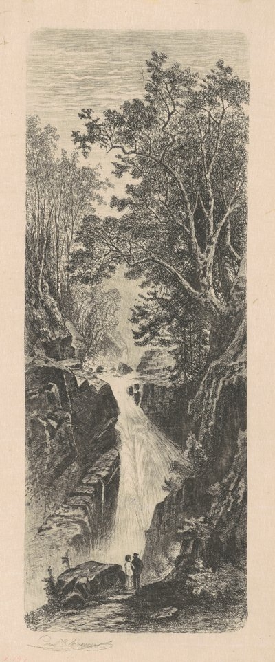 Waterfall, Cumberland Mountains by Carl C. Brenner