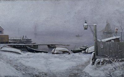 December Day Near Drøbak by Carl Edvard Diriks
