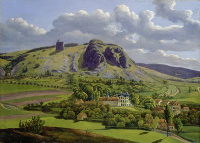 Thuringian Landscape by Carl Ernst Ludwig Wagner