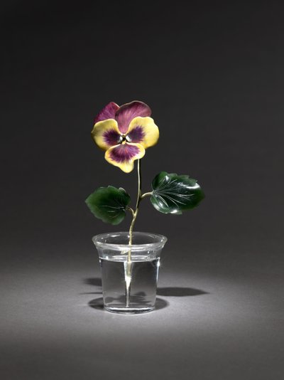 Pansy, late 1800s-early 1900s by Carl Fabergé