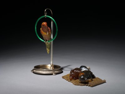 Puppies on a Mat, late 1800s-early 1900s by Carl Fabergé