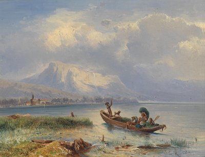 Return Home After the Hay Harvest by Carl Franz Emanuel Haunold