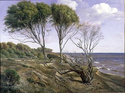 A Coastal Landscape by Carl Frederick Aagaard