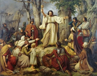 The Hussite Sermon by Carl Friedrich Lessing