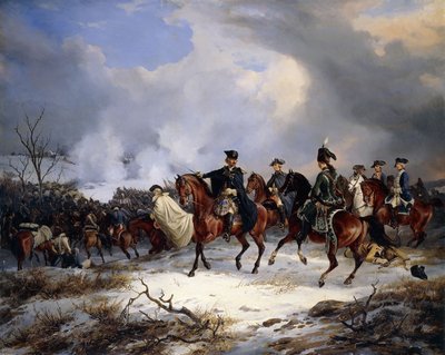 The Battle of Kesseldorf by Carl Friedrich Schulz