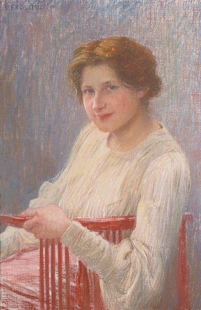 Portrait Study by Carl Fröschl