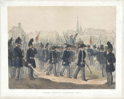 National Guard and Collegiate Legion by Carl Goebel