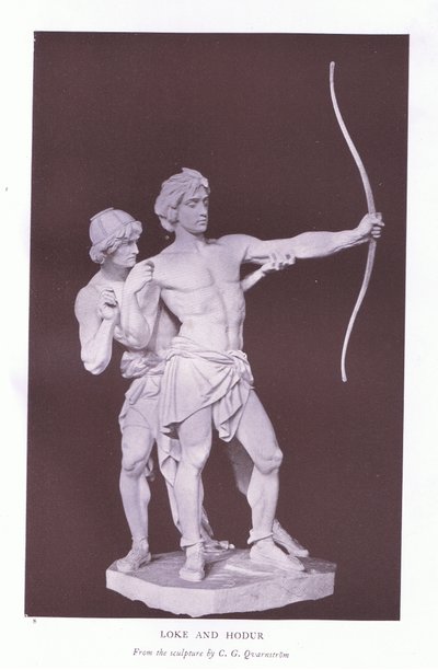 Loke and Hodur by Carl Gustav (after) Quarnstrom