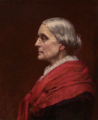 Susan Brownell Anthony, 1895 by Carl Gutherz