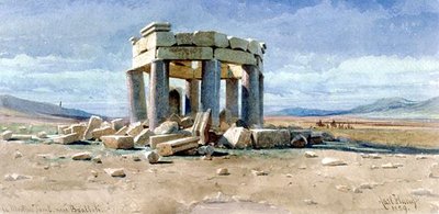 A Moslem Tomb near Baalbek by Carl Haag