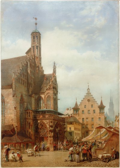 The Frauenkirche in Nuremberg by Carl Haag