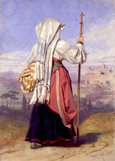 Woman from Cervera by Carl Haag