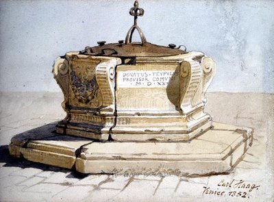 Font, Venice by Carl Haag