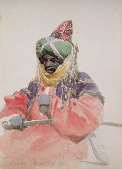 Portrait of an Arab by Carl Haag