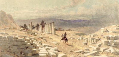The Entrance of Ancient Samaria by Carl Haag