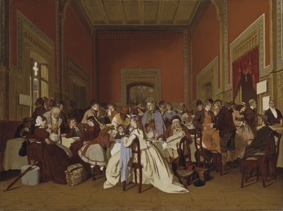 Second Class Waiting-Room by Carl Hendrik d Unker