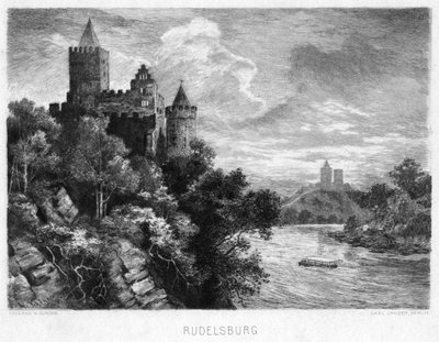 Rudelsburg, Germany, c1900 by Carl Jander