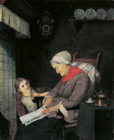 Visiting Grandmother by Carl Julius Lorck